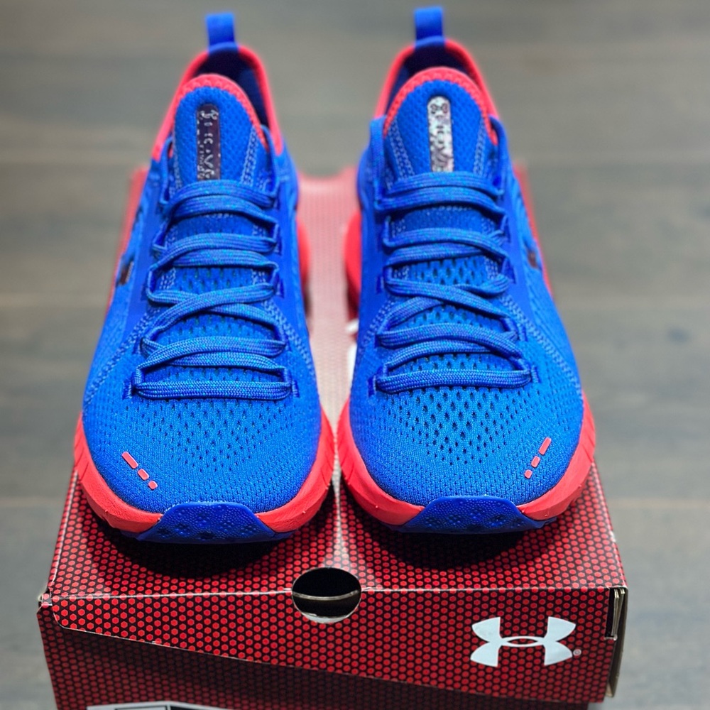 Brand New Women’s Under Armour W Hovr Phantom SE Rf Size 7 Blue Orange Shoe
